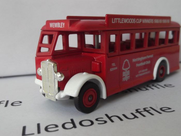 LP17119b, AEC Regal Single Deck Bus, Nottingham Forest Football Club. Littlewoods Cup Winners 1988-89, 1989/90, variation - Image 2