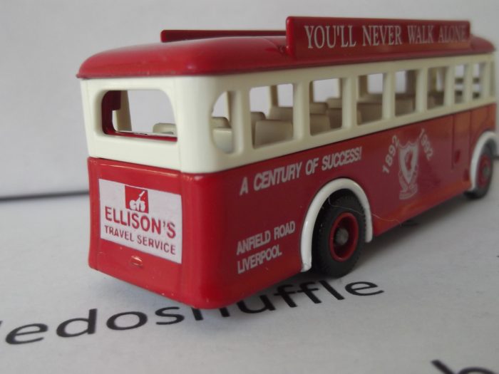 LP17127, AEC Regal Single Deck Bus, Liverpool Football Club, a Century of Success, You'll Never Walk Alone - Image 2