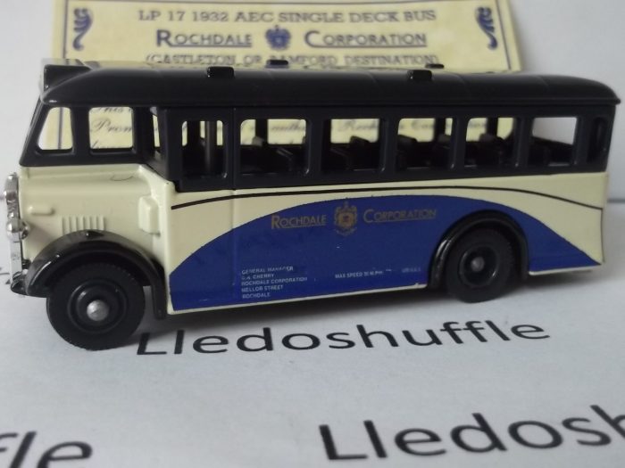 LP17135, AEC Regal Single Deck Bus, Rochdale Corporation