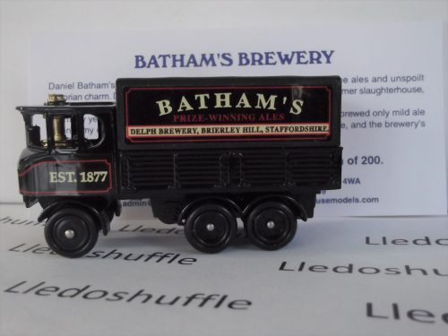 PV101, Code 3, Sentinel 6w Dropside Steam Wagon, Bathams Prize Winning Ales, Delph Brewery, Brierley Hill