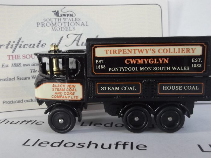 PV101, Code 3, Sentinel 6w Dropside Steam Wagon, Tirpentwy's Colliery, Cwmyglyn, Pontypool