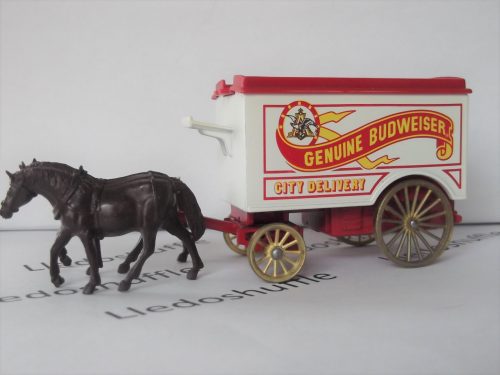 DG11008, Horse Drawn Removal Van, Genuine Budweiser, City Delivery
