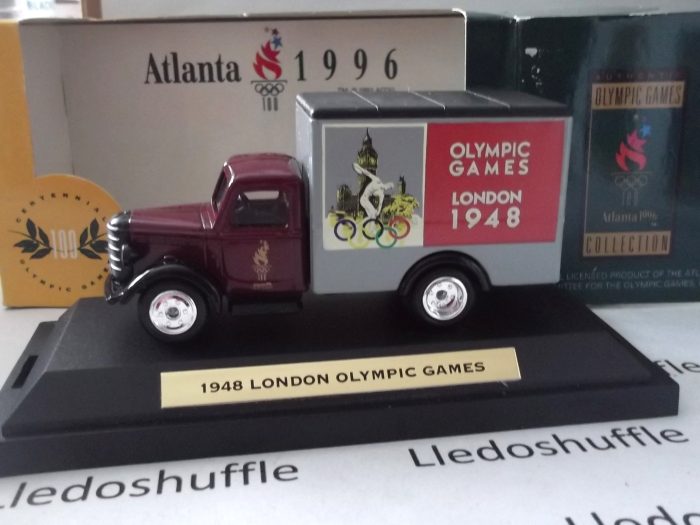 DG59018, Bedford 30cwt Truck, 1996 Atlanta Olympic Games, 1948 London, Olympic Torch to door