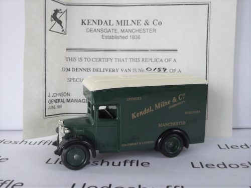 LP16106, Dennis Parcels Van, Kendal, Milne & Co, (Harrods Ltd), Removers & Storers