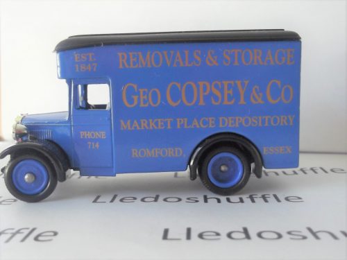 LP16142, Dennis Parcels Van, Geo. Copsey & Co, Removals & Storage, Romford