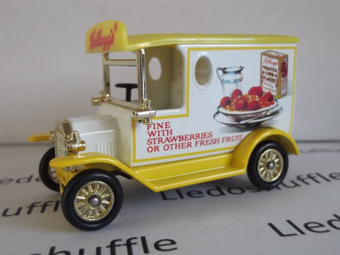 Kelloggs Corn Flakes, 4 piece set, Model T Ford Van, Model A Ford Van, Bull Nose Morris Van & Chevrolet Box Van, KG2004 - Image 2