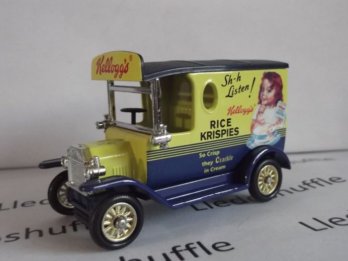 Kelloggs Rice Krispies, 4 piece set, Model T Ford Van, Dennis Parcels Van, Chevrolet Van & Morris Parcels Van, KG4004 - Image 2