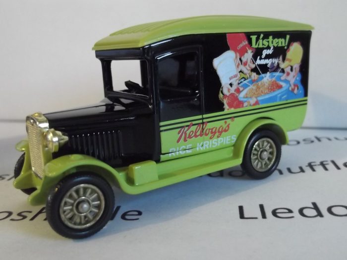 Kelloggs Rice Krispies, 4 piece set, Model T Ford Van, Dennis Parcels Van, Chevrolet Van & Morris Parcels Van, KG4004 - Image 4
