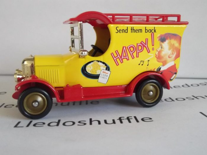 Kelloggs Corn Flakes, 4 piece set, Model T Ford Van, Model A Ford Van, Bull Nose Morris Van & Chevrolet Box Van, KG2004 - Image 4