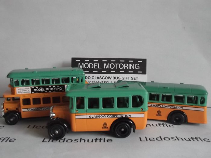 Glasgow Model Motoring, 3 piece set, Dennis Coach, AEC Regent Bus, AEC Regal Bus, MM3003