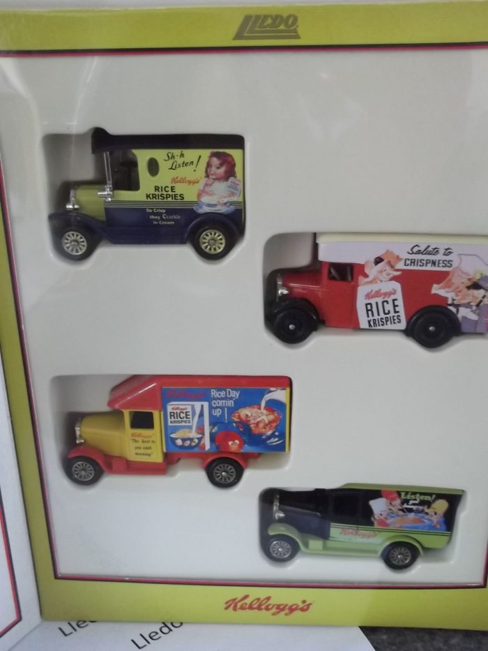 Kelloggs Rice Krispies, 4 piece set, Model T Ford Van, Dennis Parcels Van, Chevrolet Van & Morris Parcels Van, KG4004 - Image 9