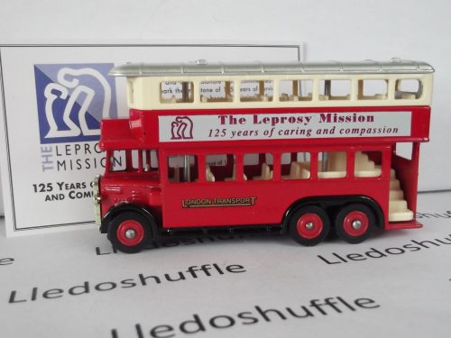 LP49, AEC Renown Double Deck Bus, London Transport, The Leprosy Mission, 125 years of caring and compassion