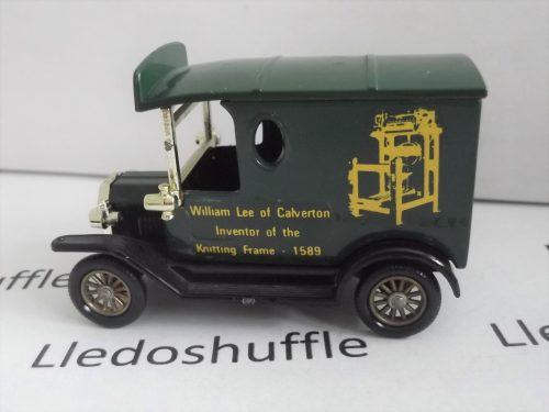 LP006, Code 3, Model T Ford Van, William Lee of Calverton, Inventor of the Knitting Frame 1589-1989