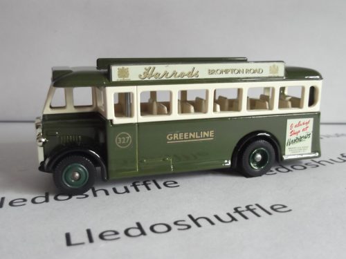 Lledo Pre-Production LP17, AEC Regal Coach, Green Line, Harrods, Brompton Road, S.W.1