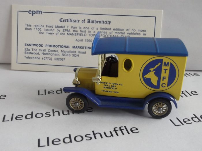 LP06257, Model T Ford Van, Mansfield Town F.C. (Football Club), Field Mill, Mansfield