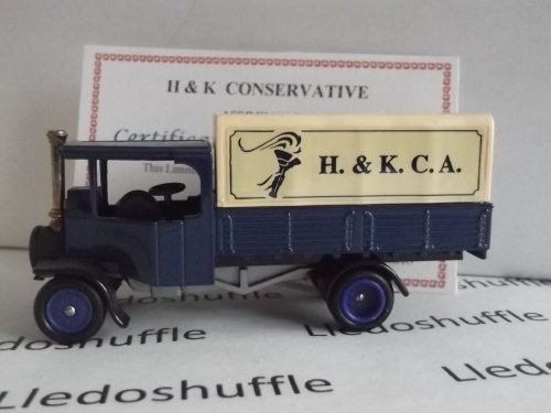 PV091, Code 3, Foden Steam Wagon, H & K (Harrogate & Knaresborough) Conservative Association