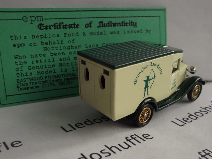 LP013, Code 3, Model A Ford Van, Nottingham Lace Centre - Image 2