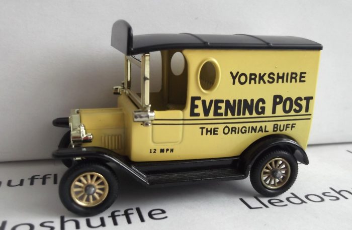 DG06012, Model T Ford Van, Yorkshire Evening Post