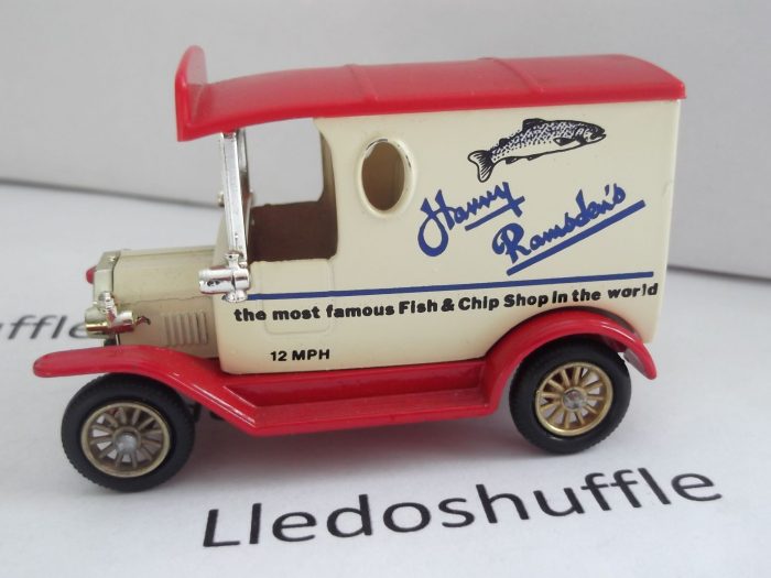 DG06015, Model T Ford Van, Harry Ramsden’s, The most famous Fish & Chip Shop in the world, Type ABA