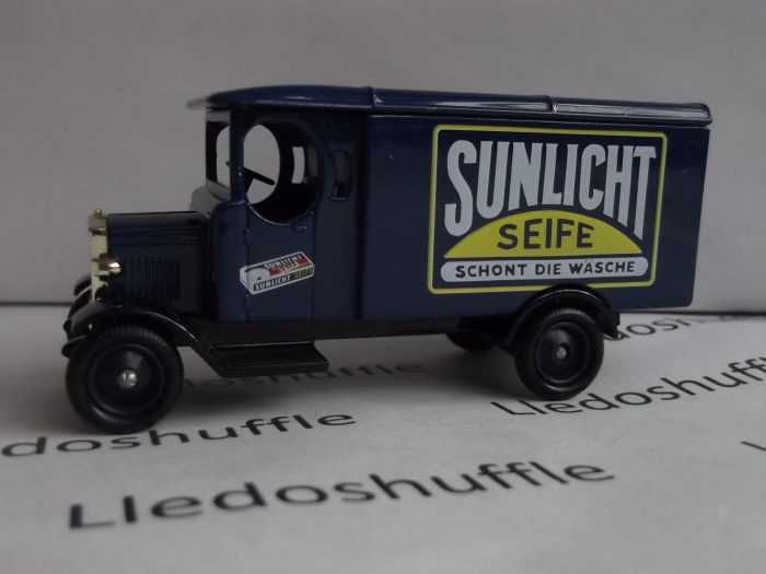 DG43016, Morris Van, Sunlicht Seife, Shont die Washe