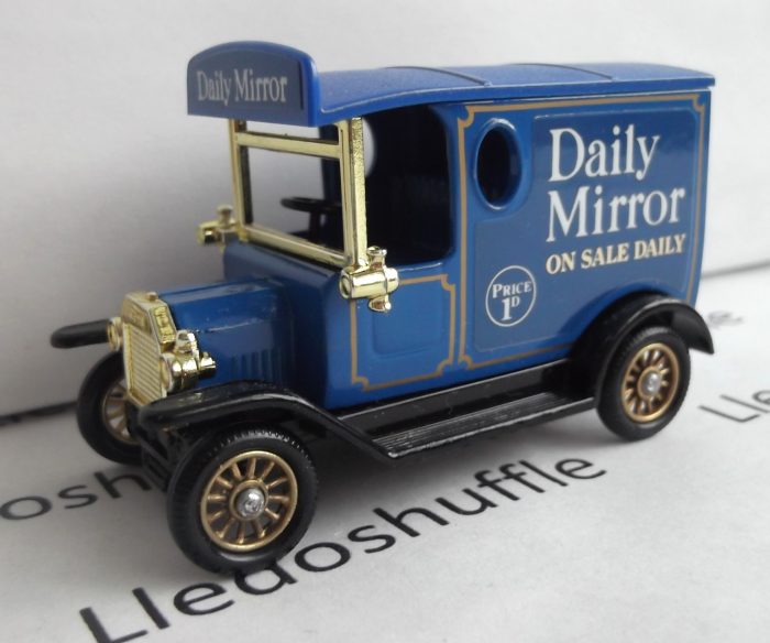 PV006, Code 3, Model T Ford Van, Daily Mirror