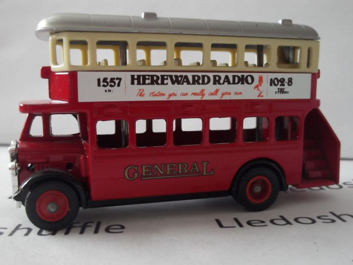 DG015, Code 3, AEC Regent Double Deck Bus, General, Hereward Radio