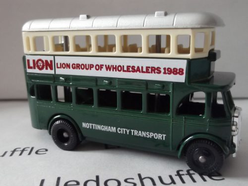 LP015, Code 3, AEC Regent Double Deck Bus, Nottingham City Transport, Lion Group of Wholesalers 1988