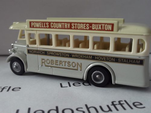 LP017, Code 3, AEC Regal Single Deck Bus, Robertson, Norwich, Powell's Country Stores, Buxton