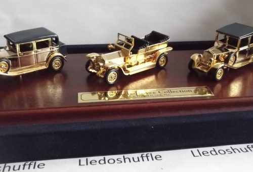 Vintage Rolls-Royce Car Collection, 3 piece plinth mounted set, RPL1003