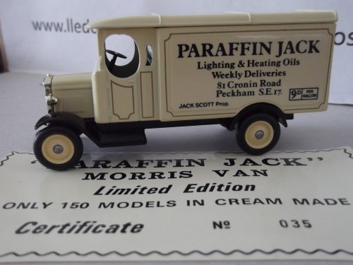 PV043, Code 3, Morris Van, Paraffin Jack, Peckham, Jack Scott