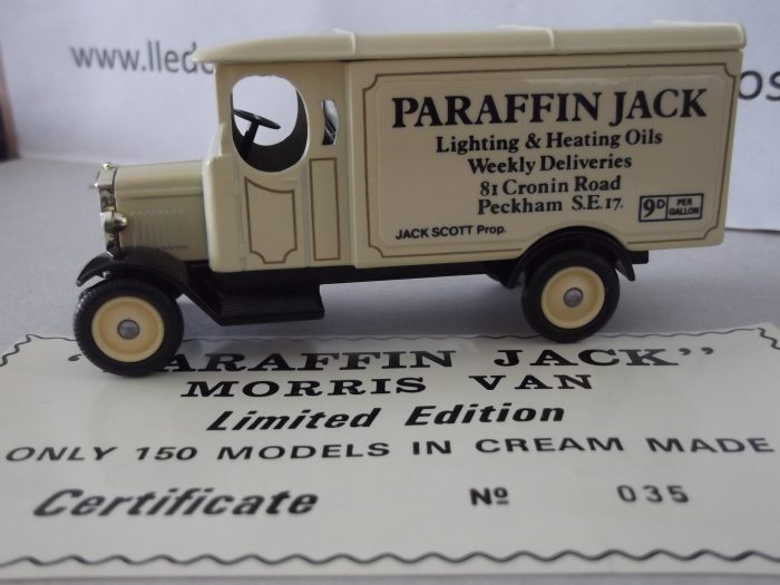 PV043, Code 3, Morris Van, Paraffin Jack, Peckham, Jack Scott