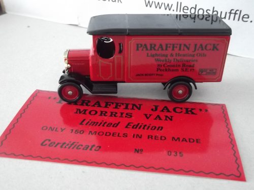 PV043, Code 3, Morris Van, Paraffin Jack, Peckham, Jack Scott