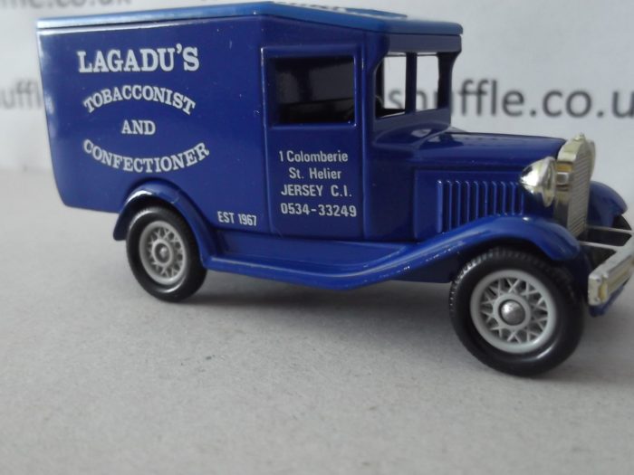 LP13203, Model A Ford Van, Lagadu's, St Helier, Jersey