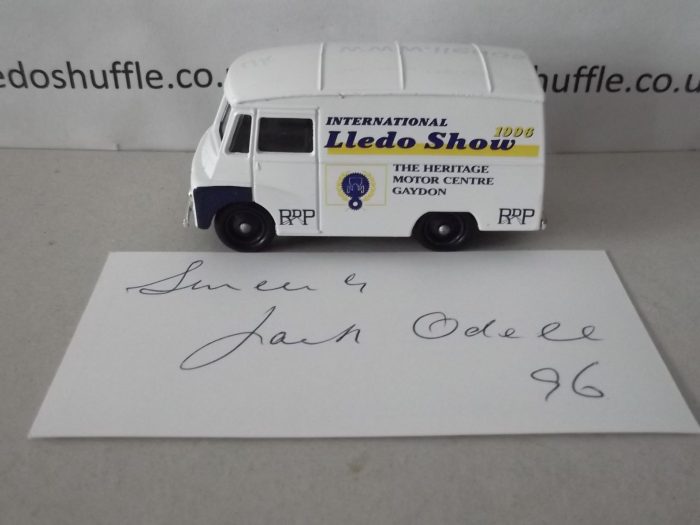 LP71015, Morris LD150 Van, International Lledo Show 1996,The Heritage Motor Centre, Gaydon, Signed Certificate