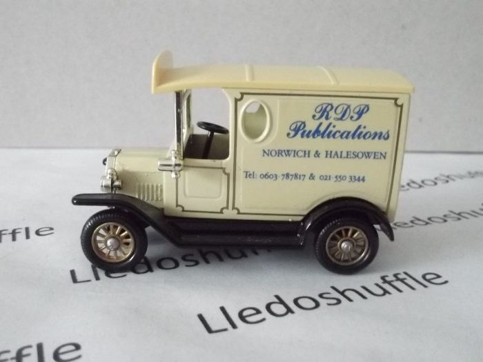 PV006003, Code 3, Model T Ford Van, RDP Publications, Clearance