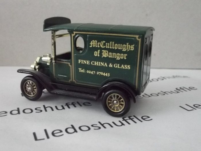 PV006006, Code 3, Model T Ford Van, McCulloughs of Bangor, Fine China & Glass