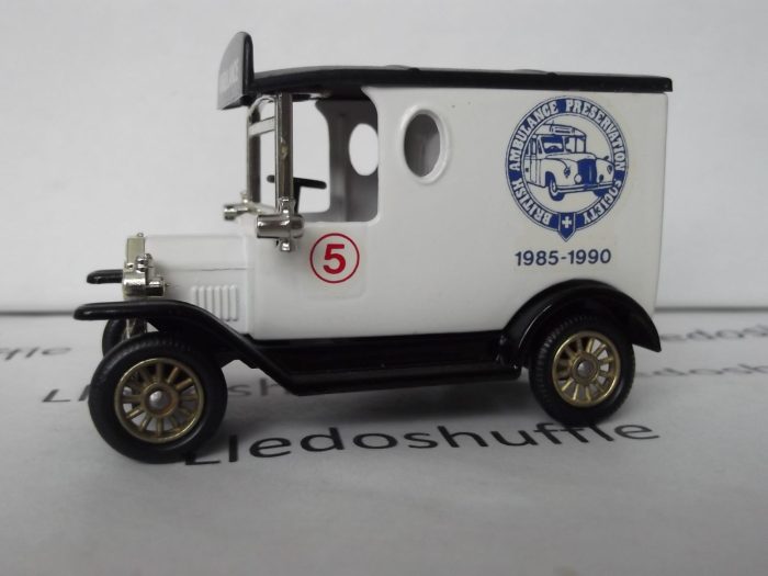 DG006, Code 3, Model T Ford Van, British Ambulance Preservation Society, 1985-1990, Clearance