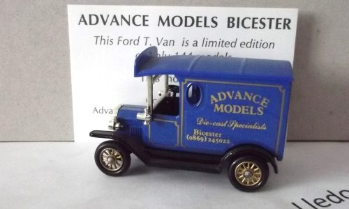 PV006054, Code 3, Model T Ford Van, Advance Models, Die-Cast Specialists, Bicester