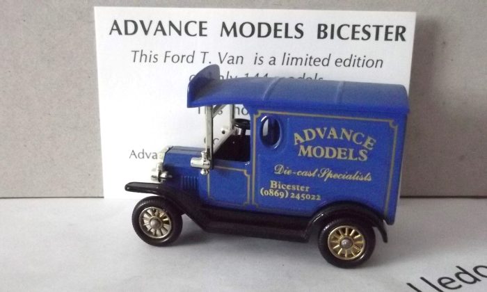 PV006054, Code 3, Model T Ford Van, Advance Models, Die-Cast Specialists, Bicester