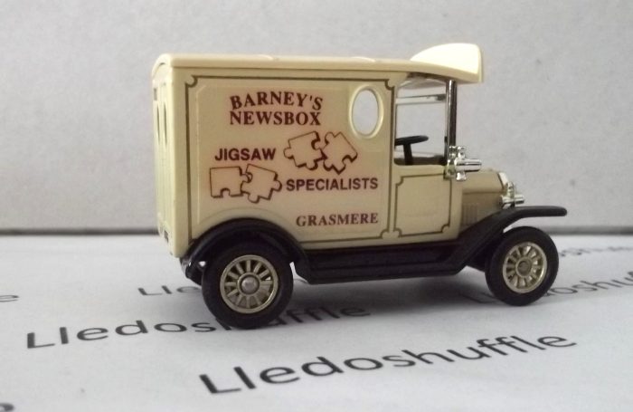 PV006132, Code 3, Model T Ford Van, Barney's Newsbox, Jigsaw Specialists, Grasmere
