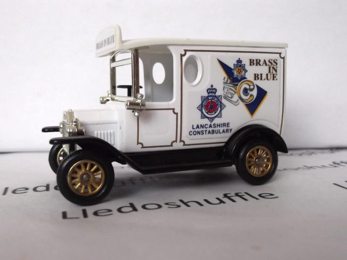 PV006154, Code 3, Model T Ford Van, Brass in Blue, Lancashire Constabulary