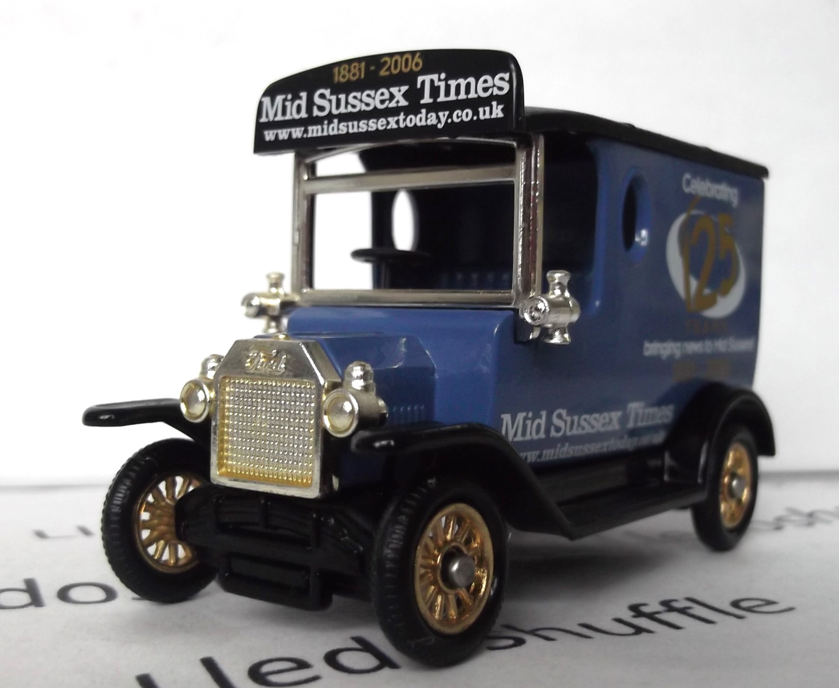 LP06-1043, Model T Ford Van, Mid Sussex Times, Celebrating 125 years, 1881-2006 - Image 2