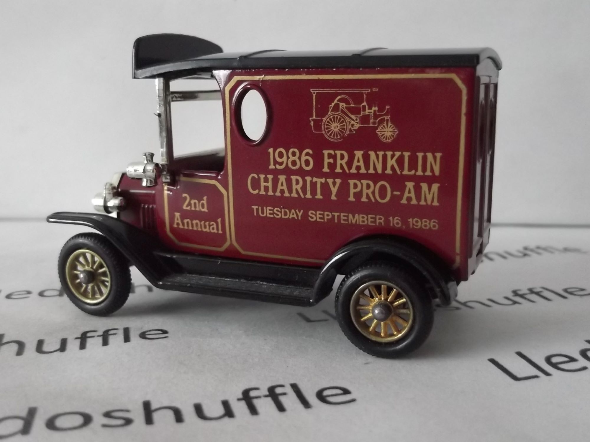 LP06047, Model T Ford Van, 1986 Franklin Charity Pro-Am, 2nd Annual, Dundee Country Club