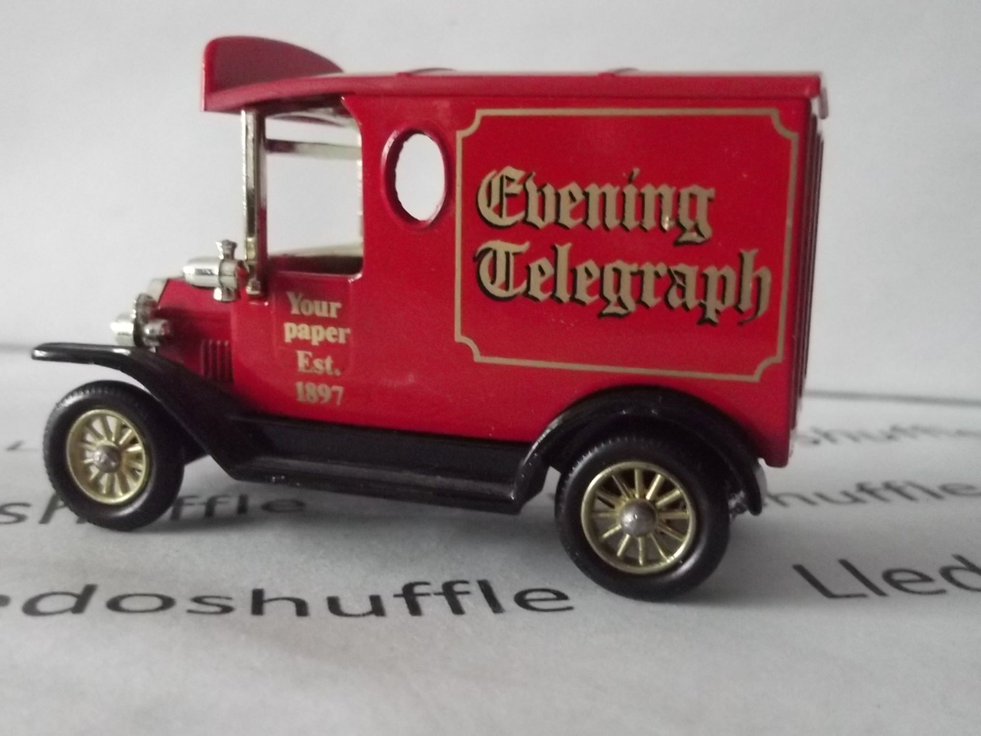 LP06163, Model T Ford Van, Evening Telegraph, Grimsby, BBR Type: AGA