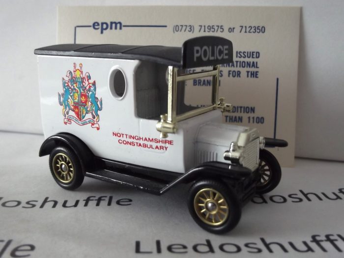 LP06203, Model T Ford Van, Nottinghamshire Constabulary, BBR Type: AGB