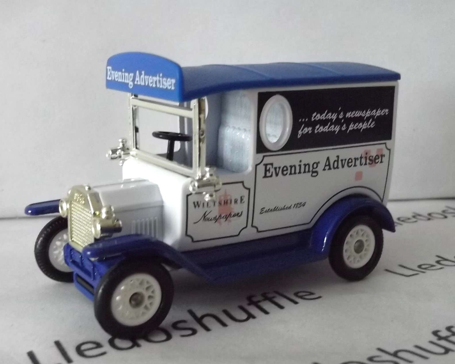 LP06504, Model T Ford Van, Evening Advertiser, Wiltshire Newspapers