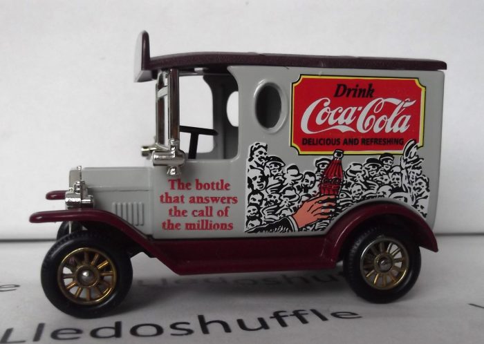 LP06653, Model T Ford Van, Drink Coca Cola, The bottle that answers the call of millions, Clearance