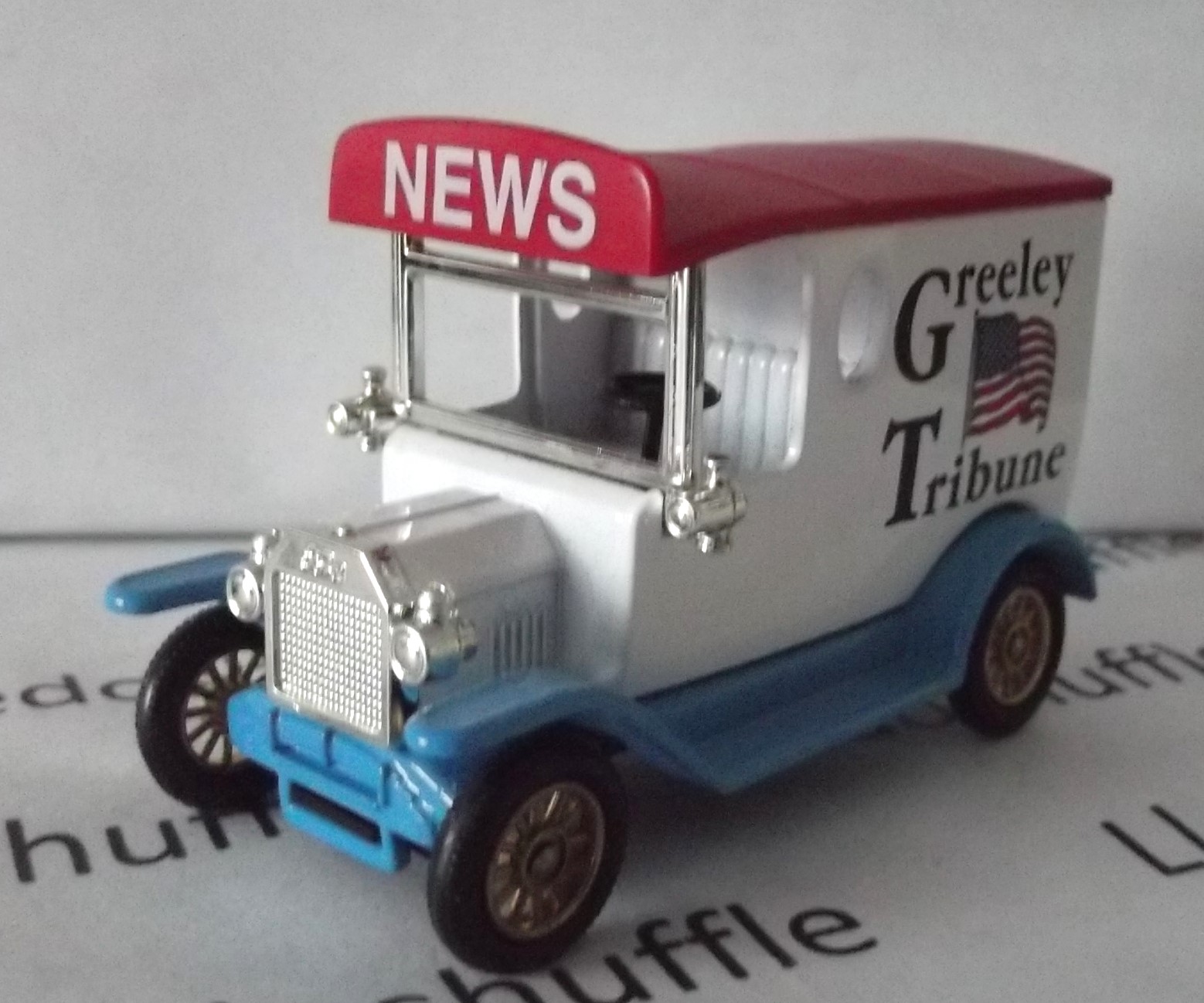 LP06746, Model T Ford Van, Greeley Tribune, USA Issue, Version a