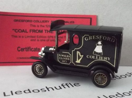 PV006, Code 3, Model T Ford Van, Gresford Colliery, N Wales Closed 1973, Coal from the Valleys Series, 12th Issue