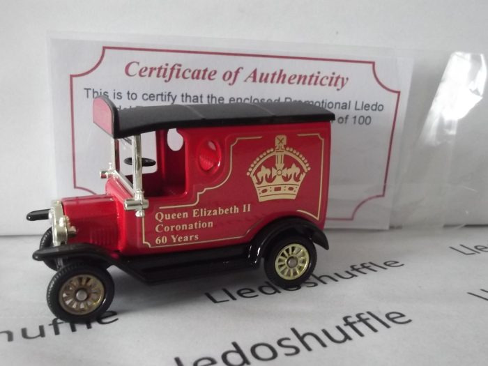 PV006, Code 3, Model T Ford Van, Queen Elizabeth II Coronation, 60 years, 1953-2013